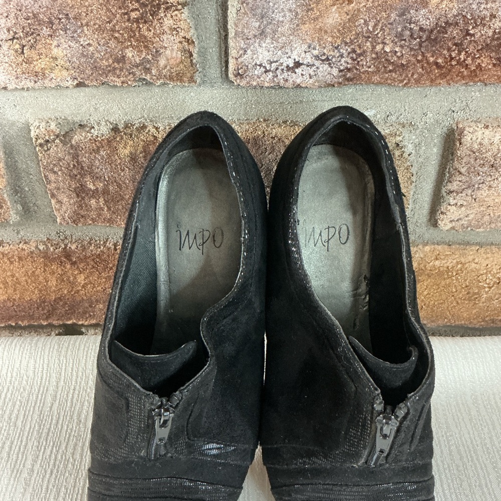 IMPO “Triumph” Black Bootie Heels - Picture 3 of 12